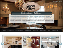 Tablet Screenshot of cabinetsbygraber.com